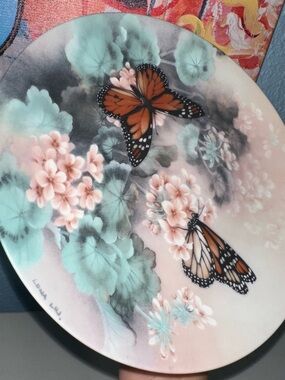 Plate Hand Painted by Lena Liu. LIMITED EDITION